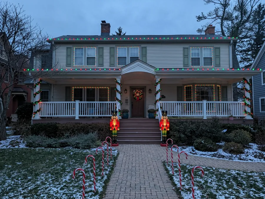 Nutcracker — a house decorated in this style